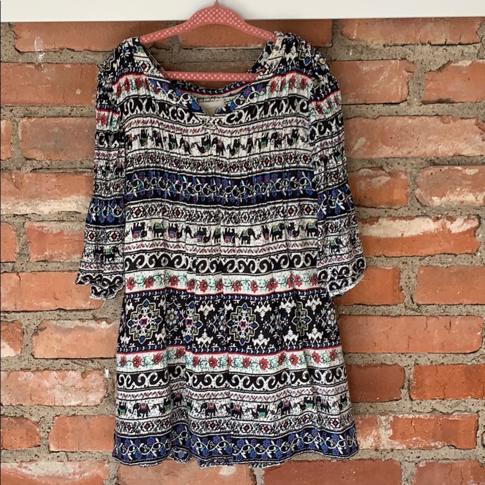 Peek Elephant Dress Size Small 4-5